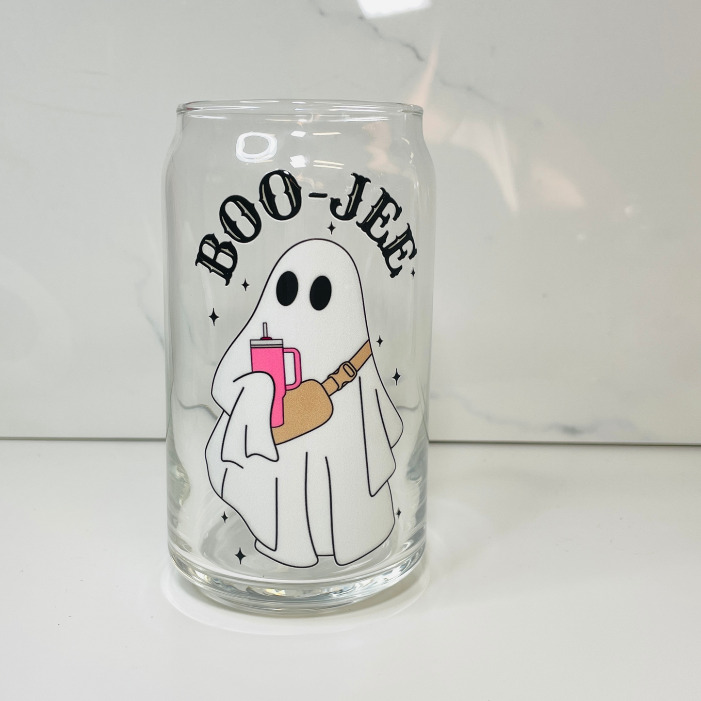 Boo-Jee Glass Can Cup