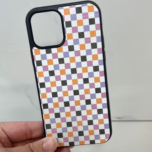 Spooky Checkered Phone Case