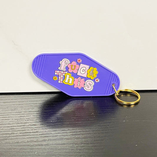 F* This Motel Keychain