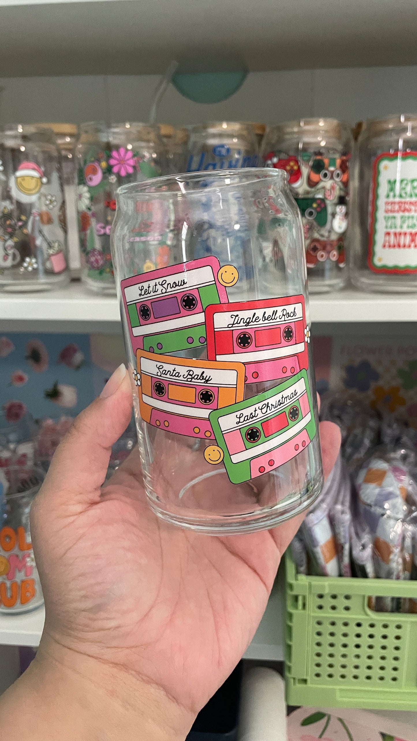 Christmas Classics Glass Cup