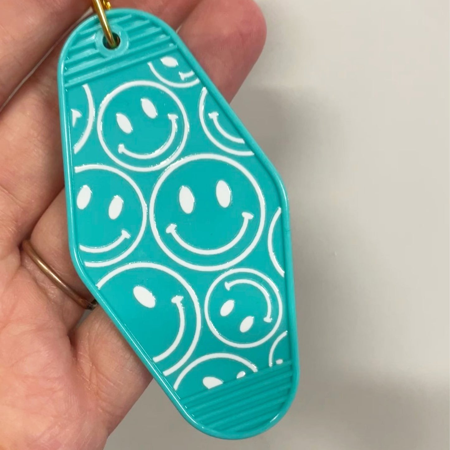 Smiley Motel Keychain